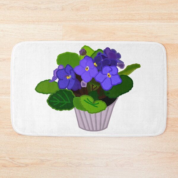 Item preview, African Violet (Saintpaulia ionantha) designed and sold by Andie Janik.
