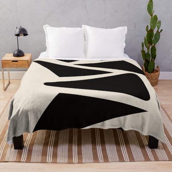 Item preview, Black minimalist primitive tribal geometric balance abstract modern Nordic Boho Minimalistic triangles Mid Century solid soft gradient brush strokes Ink cave design pattern V designed and sold by AbstractTrace.