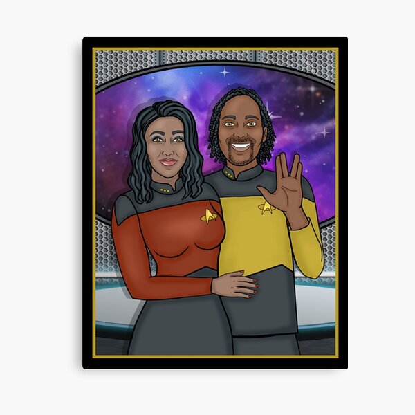 SPACE COUPLE for Jalessa C Canvas Print