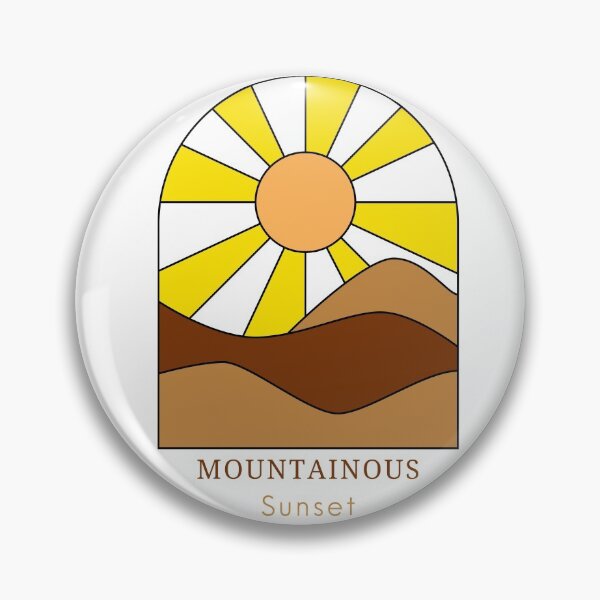 Item preview, Mountainous Sunset designed and sold by Red-ElYoubi.