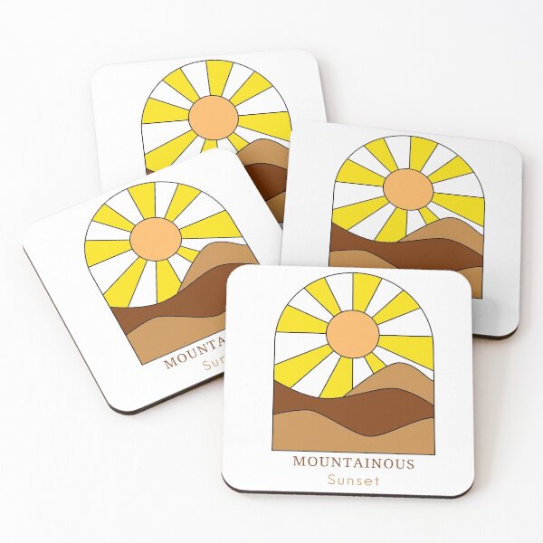 Item preview, Mountainous Sunset designed and sold by Red-ElYoubi.