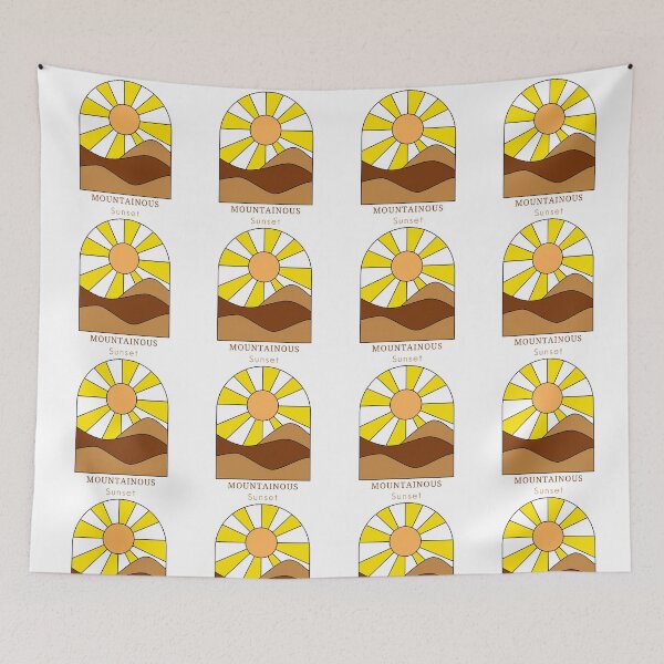 Item preview, Mountainous Sunset designed and sold by Red-ElYoubi.