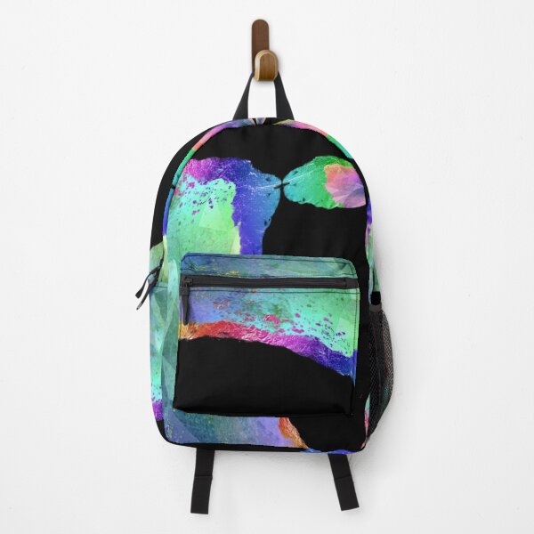 Item preview, Rainbow Tie Dye Crystal Geode Butterfly designed and sold by geodeart.
