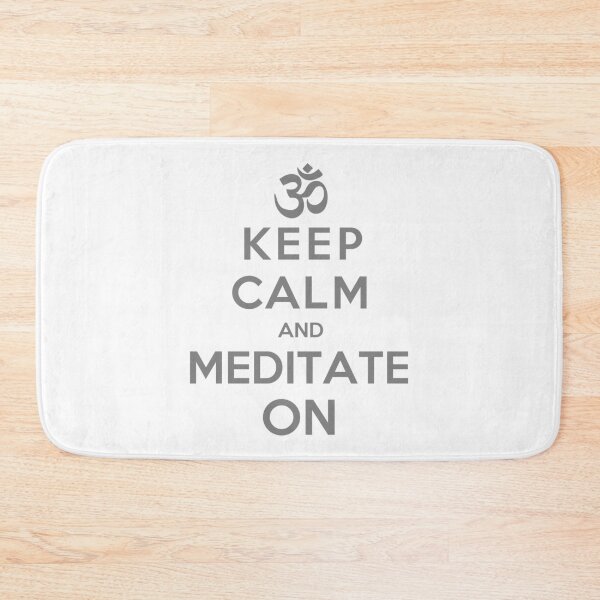 Item preview, Keep Calm and Meditate on with OM symbol designed and sold by ndubrey.