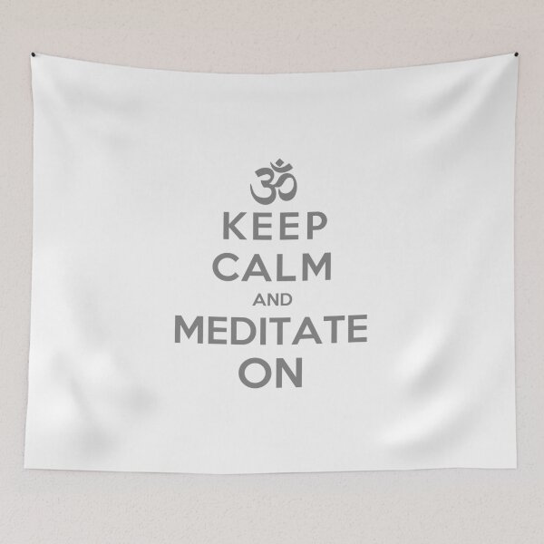 Item preview, Keep Calm and Meditate on with OM symbol designed and sold by ndubrey.
