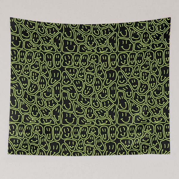 Item preview, Neon Smiley Faces designed and sold by tavitint.