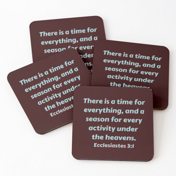 Item preview, Bible Verse Ecclesiastes 3:1 designed and sold by Prayingwarrior.