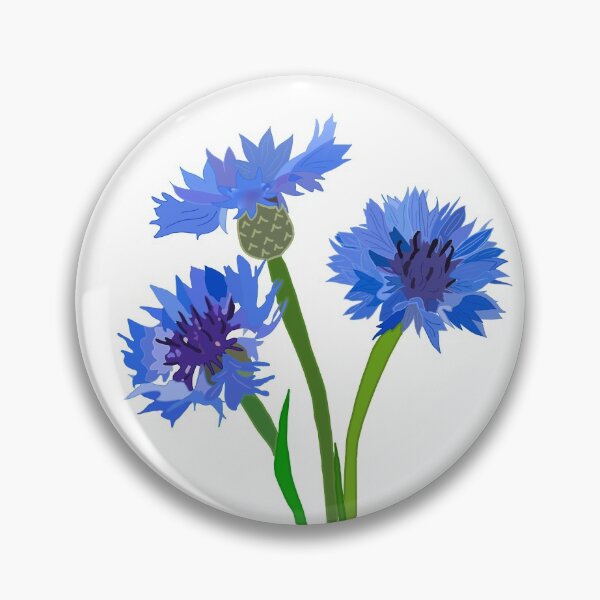 Item preview, Cornflower (Centaurea cyanus) designed and sold by Andie Janik.