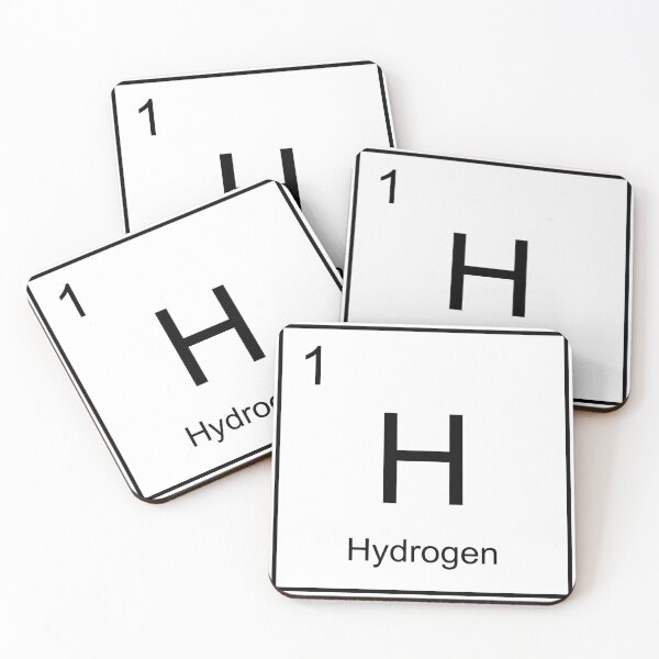 Item preview, Hydrogen Element Square  designed and sold by jackdennis7.