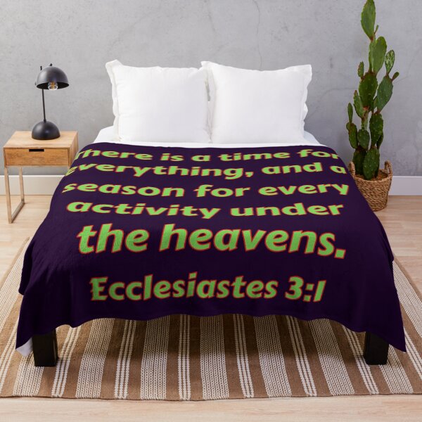 Item preview, Bible Verse Ecclesiastes 3:1 designed and sold by Prayingwarrior.