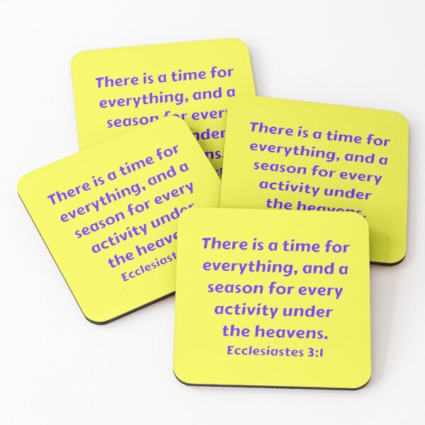 Item preview, Bible Verse Ecclesiastes 3:1 designed and sold by Prayingwarrior.