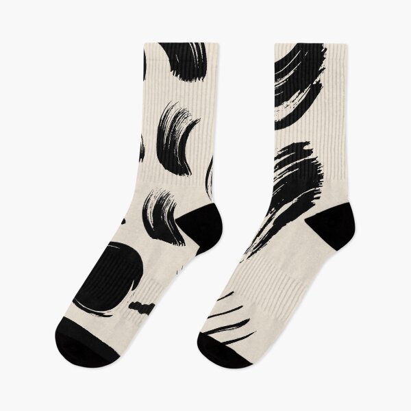 Item preview, Black Brush strokes minimalist primitive tribal geometric balance abstract modern Nordic Boho Minimalistic line art Mid Century solid soft gradient Ink cave design pattern VII designed and sold by AbstractTrace.