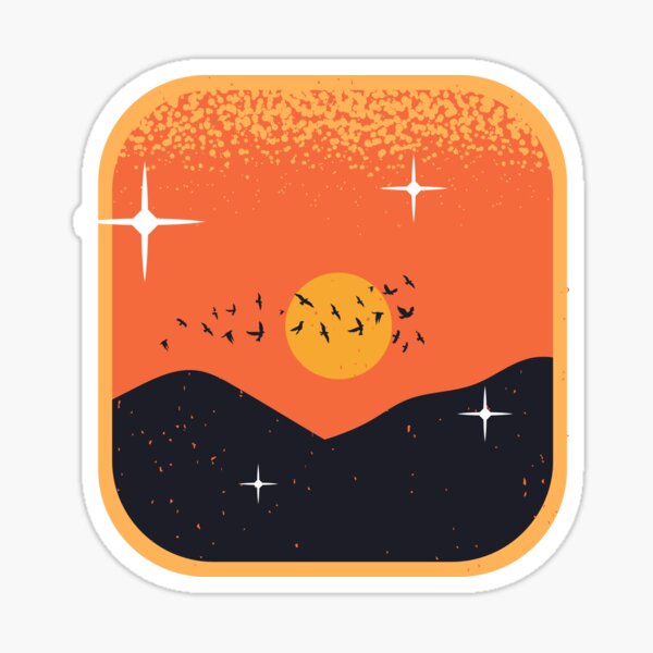 Item preview, Mountainous Sunset designed and sold by Red-ElYoubi.
