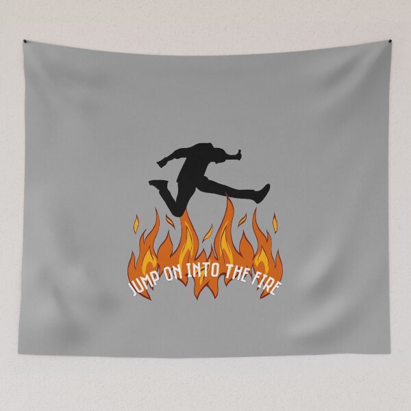 Item preview, Jump On Into The Fire- Radio Company designed and sold by Artfully Vought.