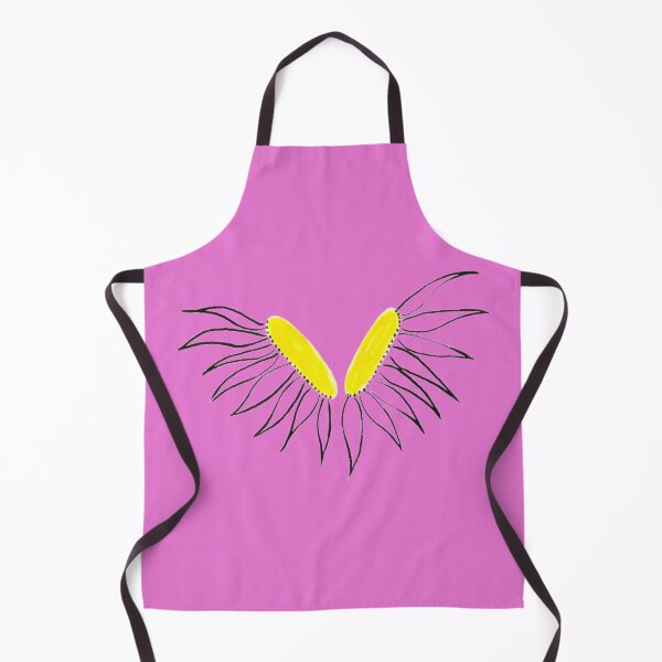 Item preview, Daisy Yellow Coneflower Heads Pink Petals And Background Hand Drawn designed and sold by H3designs.