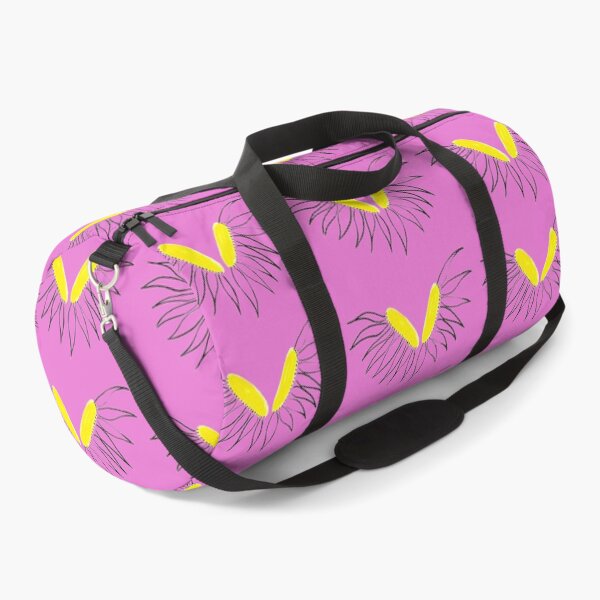 Item preview, Daisy Yellow Coneflower Heads  Pink Petals And Background Hand Drawn designed and sold by H3designs.