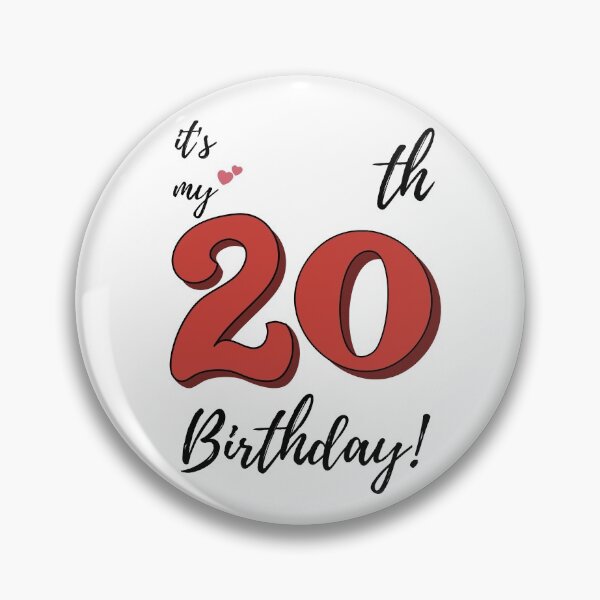 Item preview, It's My 20th Birthday quote designed and sold by WayneTower.