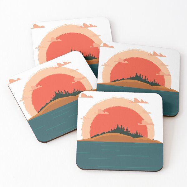Item preview, Mountainous Sunset designed and sold by Red-ElYoubi.