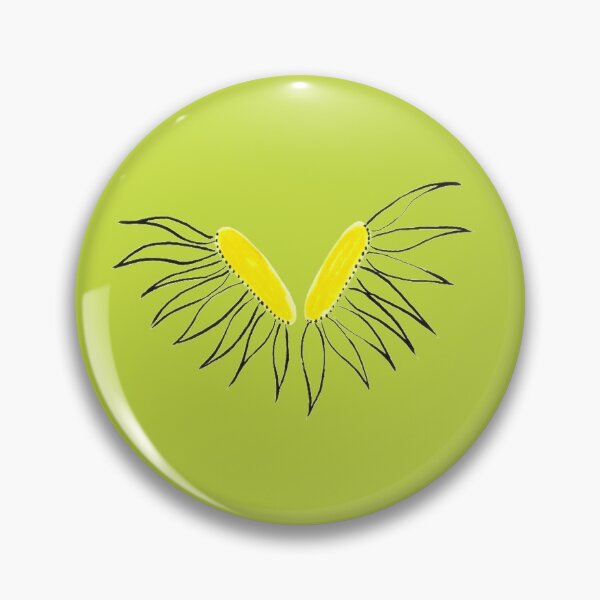 Item preview, Daisy Yellow Coneflower Heads Green Chartreuse Petals Background Hand Drawn designed and sold by H3designs.