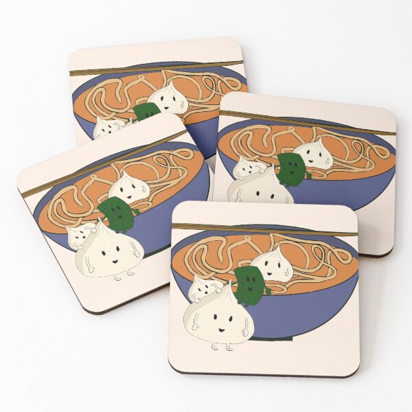 Item preview, Ramen with dumplings in the soup  designed and sold by ANU007.