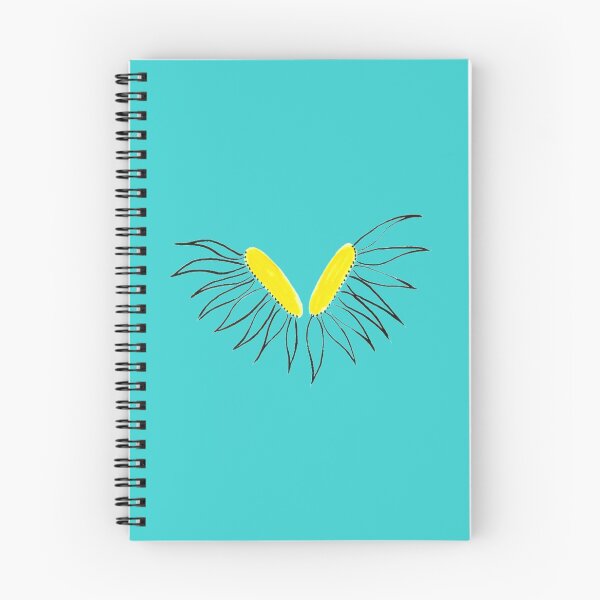 Item preview, Daisy Yellow Coneflower Heads Teal Turquoise Petals And Background Hand Drawn designed and sold by H3designs.