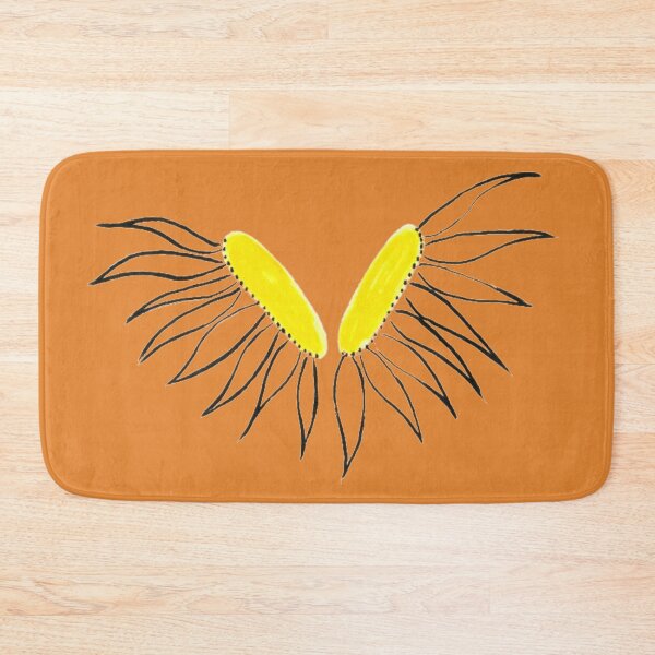 Item preview, Daisy Yellow Coneflower Heads Orange Petals And Background Hand Drawn designed and sold by H3designs.