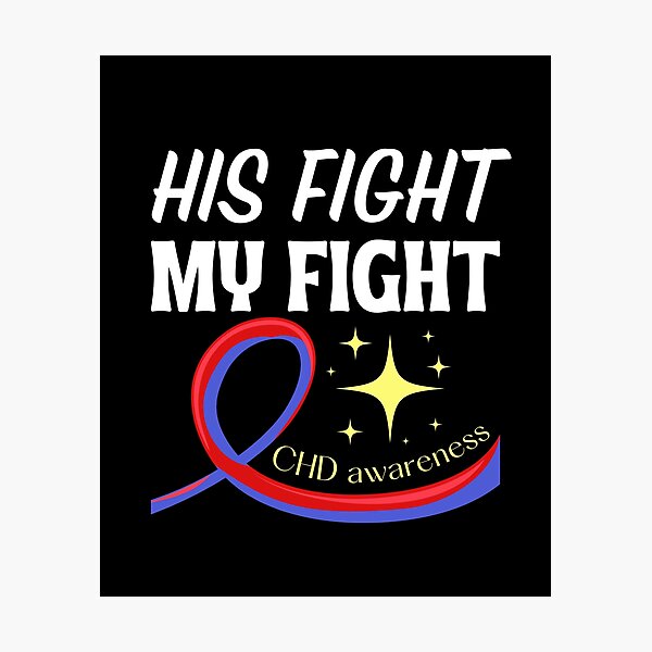 Item preview, His fight my fight chd awareness designed and sold by Tecnofa.