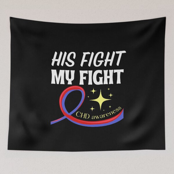 Item preview, His fight my fight chd awareness designed and sold by Tecnofa.
