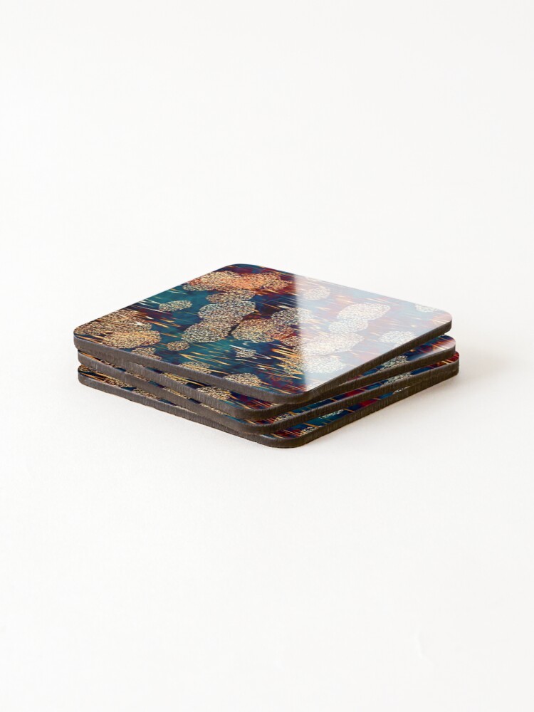 Thumbnail 4 of 5, Coasters (Set of 4), Abstract thoughts designed and sold by RGiadaArtShop.