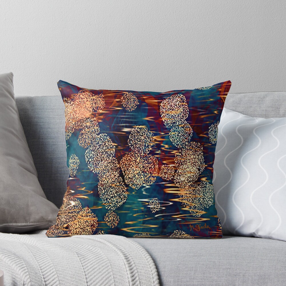 Item preview, Throw Pillow designed and sold by RGiadaArtShop.