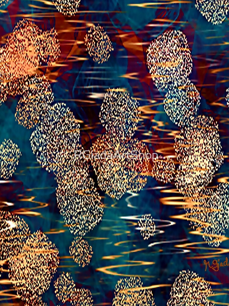 Thumbnail 3 of 3, Scarf, Abstract thoughts designed and sold by RGiadaArtShop.