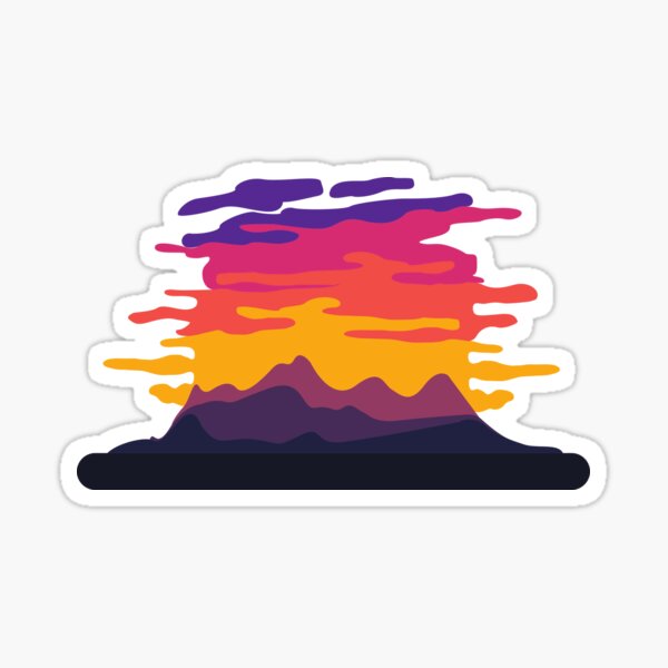 Item preview, Mountainous Sunset designed and sold by Red-ElYoubi.