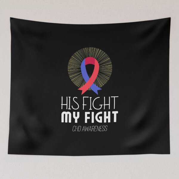 Item preview, His fight my fight chd awareness designed and sold by Tecnofa.