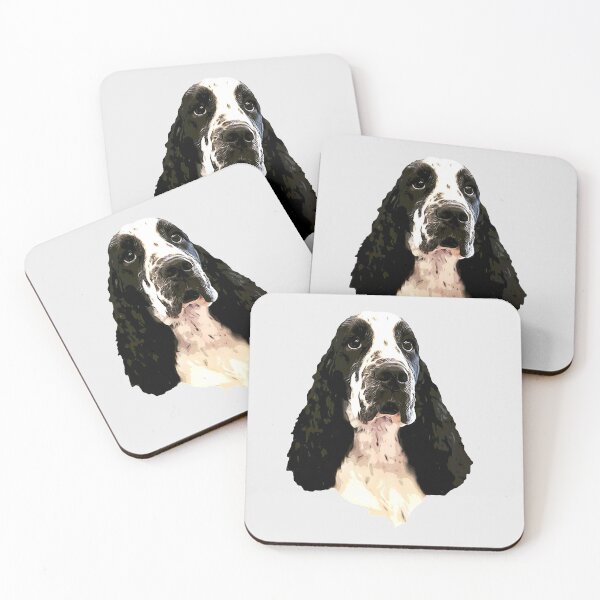 Artikelvorschau, Cocker Spaniel Schwarz-Weiß-Schönheit entworfen und verkauft von ElegantCat.