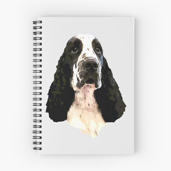 Item preview, Cocker Spaniel Black and White Beauty designed and sold by ElegantCat.
