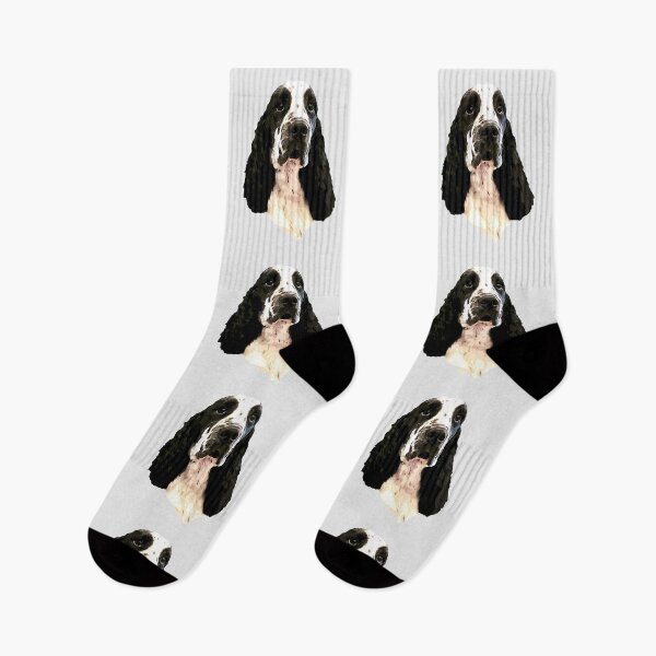 Item preview, Cocker Spaniel Black and White Beauty designed and sold by ElegantCat.