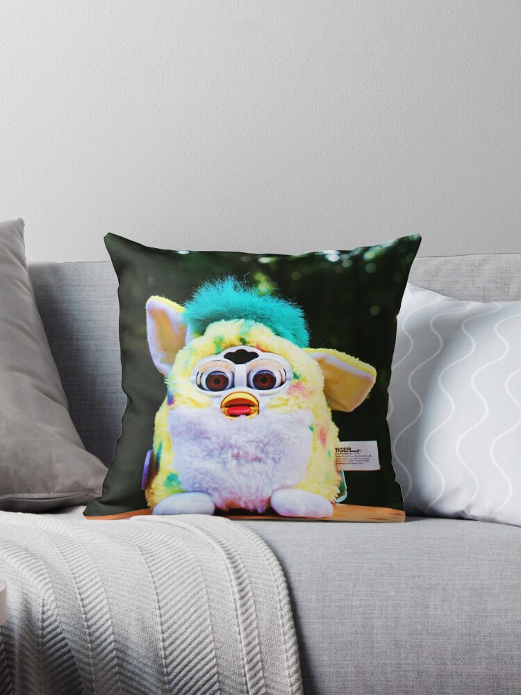 The original Furby Pillow for Sale by Sioned Thomas