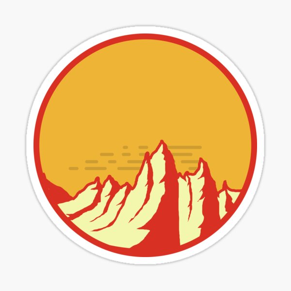 Item preview, Mountainous Sunset vibes designed and sold by Red-ElYoubi.
