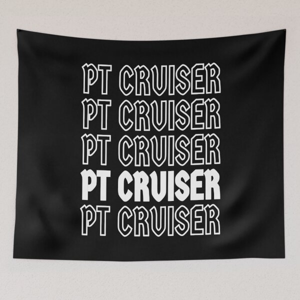 Item preview, PT Cruiser text design repeat black and white designed and sold by Jdm-Knights.