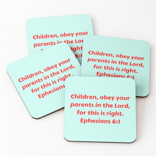 Item preview, Bible Verse Ephesians 6:1 designed and sold by Prayingwarrior.