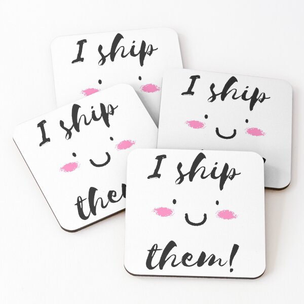 Item preview, Funny Blushing I Ship Them Design designed and sold by StormyMuse.
