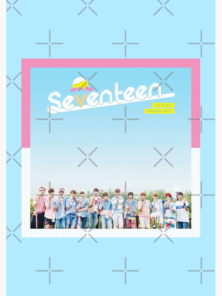  Seventeen Love Letter Repackage  Album Spiral Notebook 