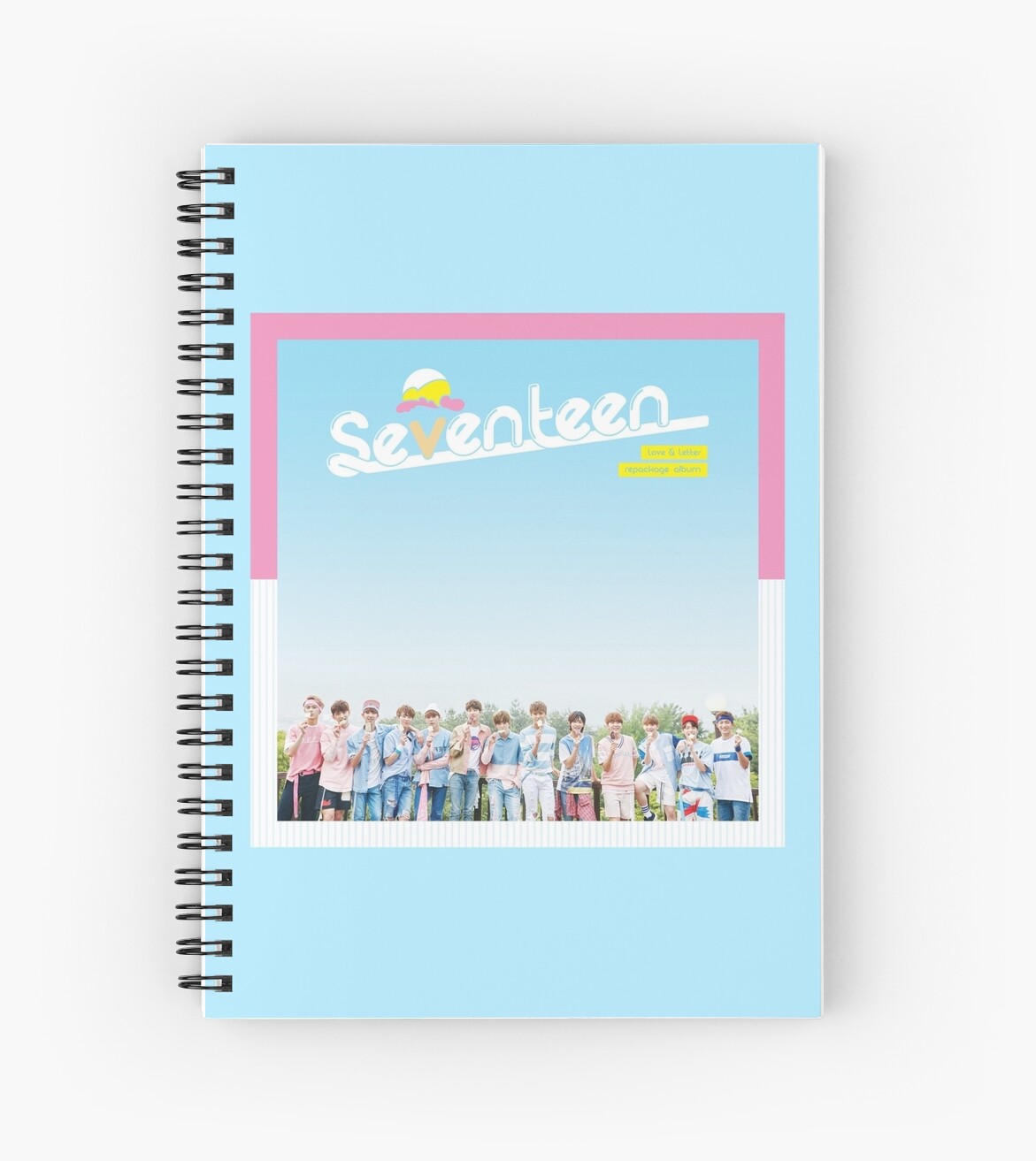  Seventeen Love Letter Repackage  Album Spiral Notebooks 