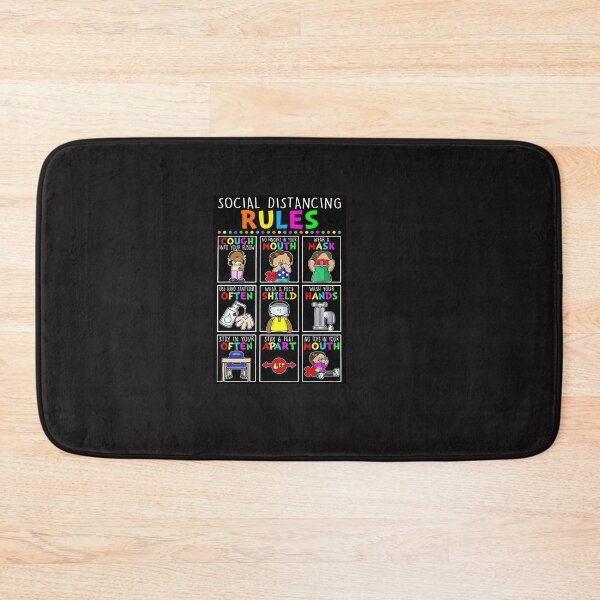 Item preview, Social Distancing Rules Poster designed and sold by Bartolomej-1.