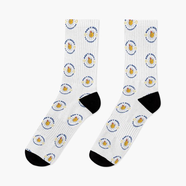 Item preview, Don't Worry I'm Vaccinated (Chill Sunshine Graphic) designed and sold by Everyday Designs.