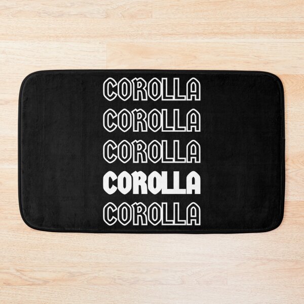 Item preview, Toyota Corolla text design repeat black and white designed and sold by Jdm-Knights.