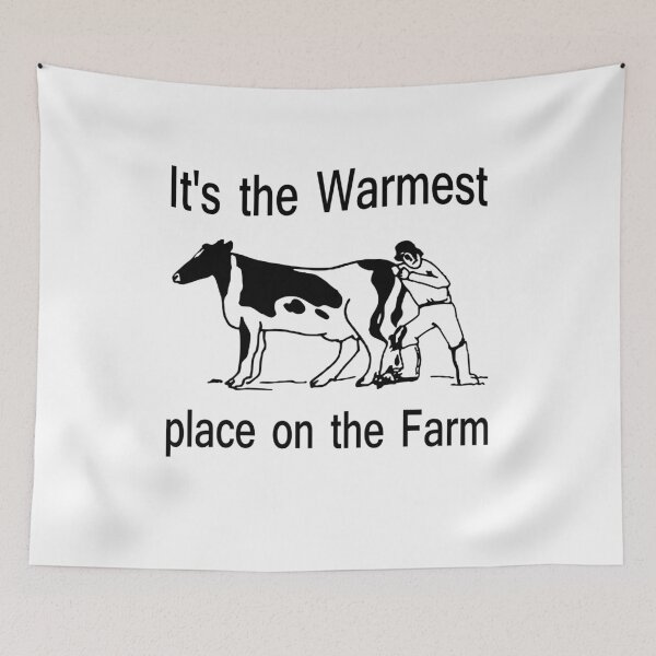 Item preview, It's the warmest place on the farm funny cow awesome gift for cattle lover designed and sold by Titmit.