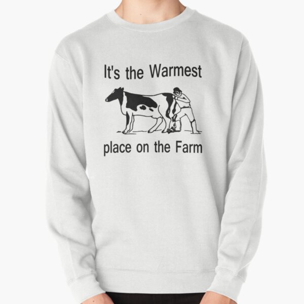 Item preview, It's the warmest place on the farm funny cow awesome gift for cattle lover designed and sold by Titmit.
