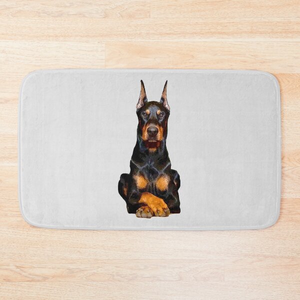 Item preview, Doberman Guards Me - Dobermann Pinscher Dog designed and sold by ElegantCat.