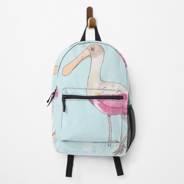 Item preview, Roseate Spoonbill bird species watercolor art designed and sold by TheWaterBirds.